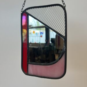 Spiegeltje van glas in lood